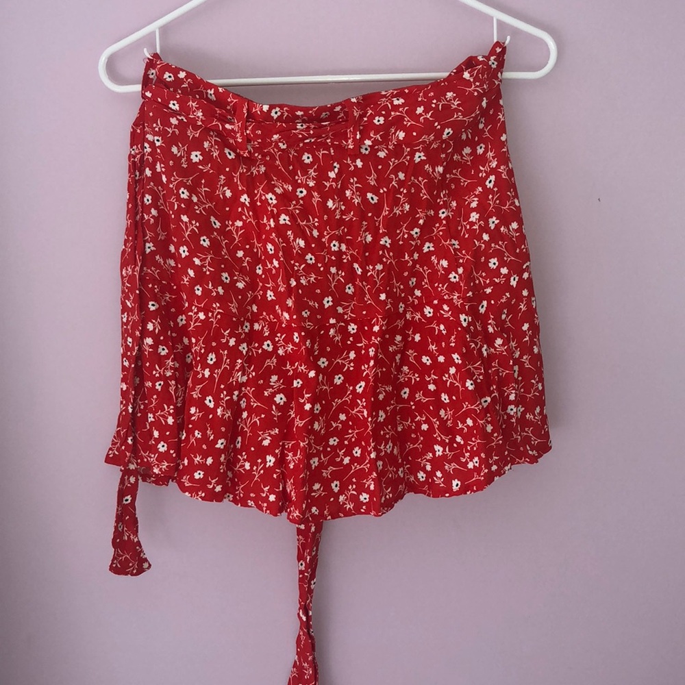 ZARA Floral Skort